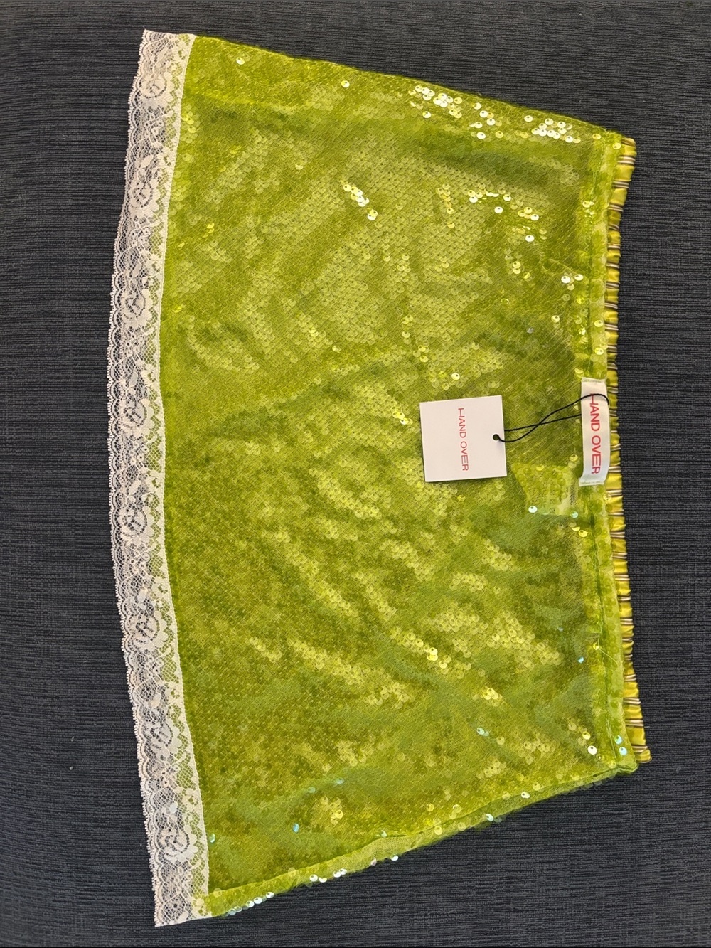 HAND OVER Cristobal Skirt in Green XL NWT - Picture 5 of 7